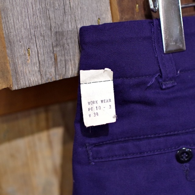 Made in USA !! / WorkWear ”Sta-down” Cotton Work Pants
