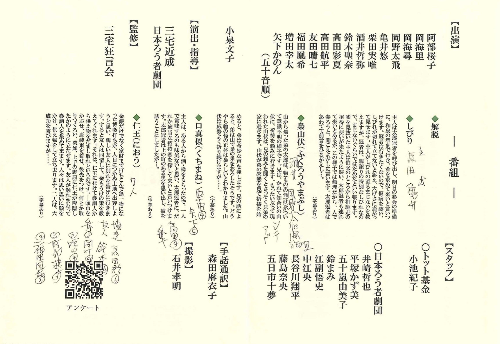 手話狂言 Esd ファシリテーター学び舎 For Bqoe