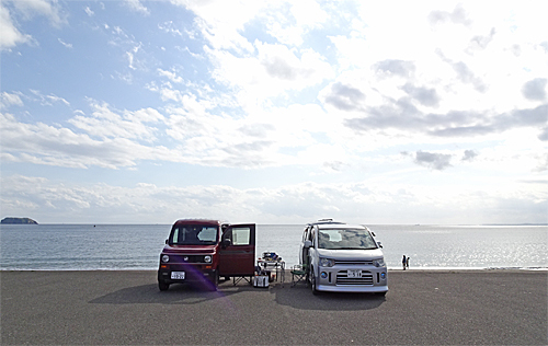 Gw車中泊キャンプ アコースティックな風