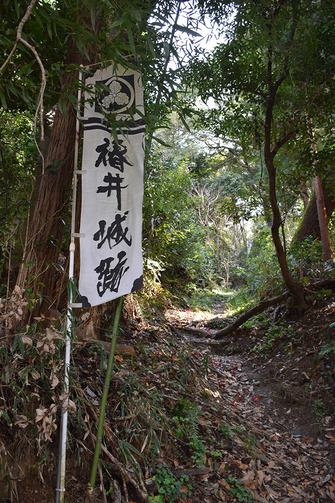 城主は島左近か松永久秀か、椿井城攻城記。＜前編＞　登山道_e0158128_16081572.jpg