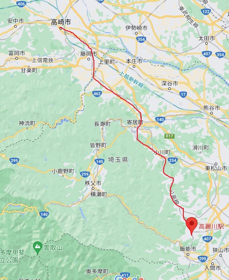 線路図八高線