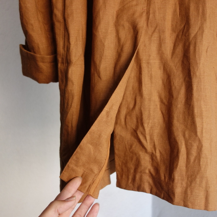 7月の製作予定 / classic artisanal heavylinen coat_e0130546_14153798.jpg