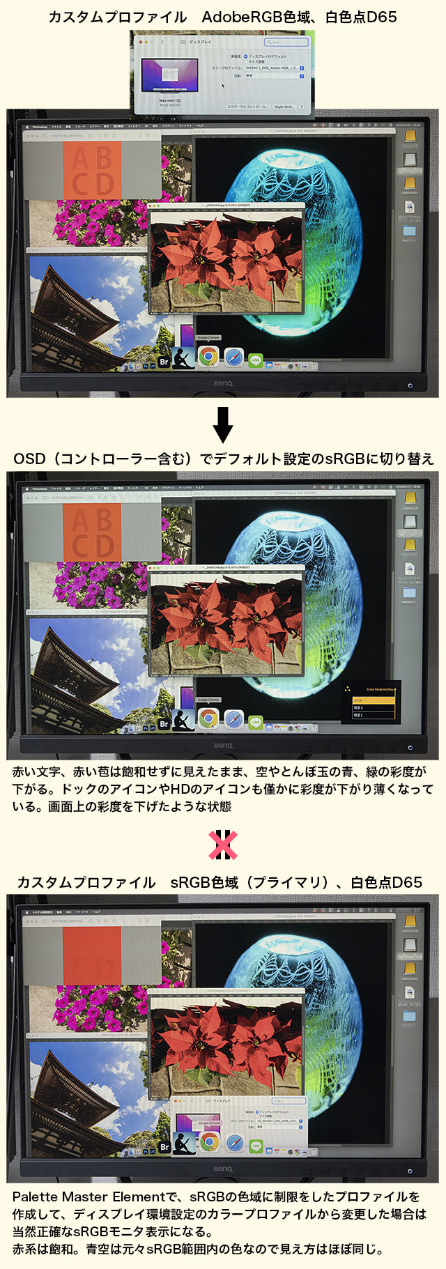 BenQとEIZOのカラーマネジメントモニター機能を徹底比較検証 BenQとEIZOのカラーマネジメントモニター機能を徹底比較検証