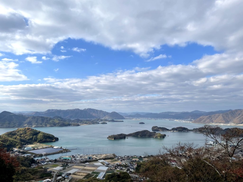 しまなみ海道「因島」白滝山の山頂でのパノラマな眺め_f0023333_22345830.jpg