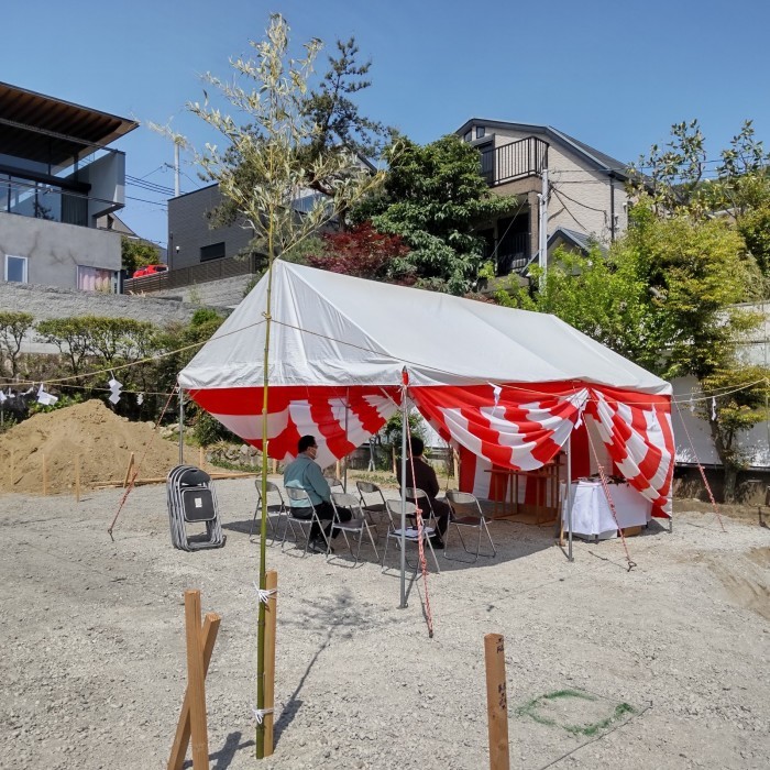 「芦屋の家」地鎮祭_f0230666_08583139.jpg