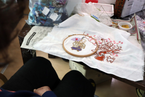 刺繍 ~ 花咲じいさん ~_e0222340_15315448.jpg