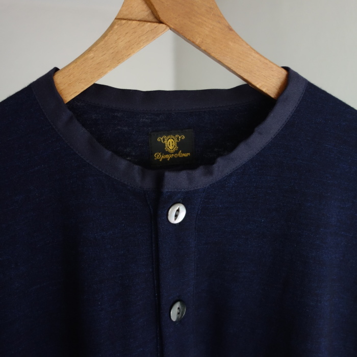 7月の製作予定 / belgium-henley naturaldyed shirt_e0130546_14282742.jpg