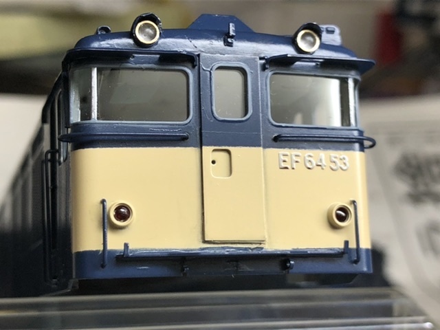 模型車両の紹介：EF64（しなのマイキロ製キット組み立て品