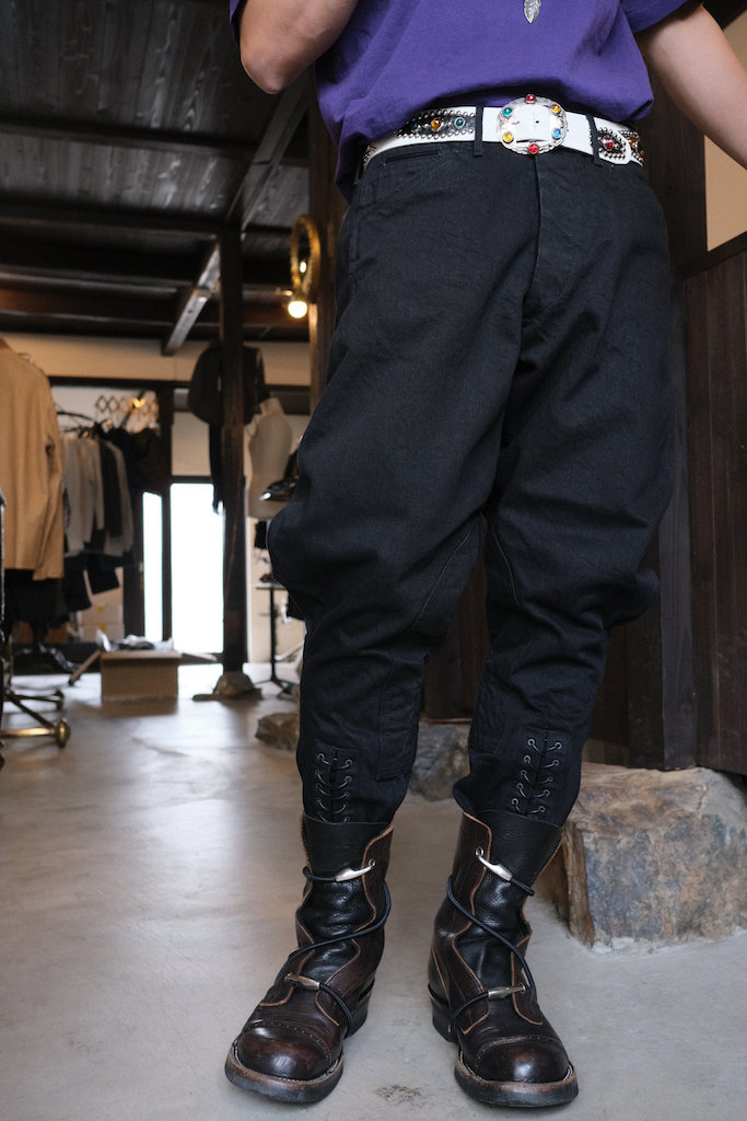 15oz BLACK DENIM BREECHES_b0398513_19211585.jpg