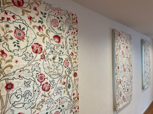 モリスの麻生地『マリーイザベル』でプレーンシェードを納めました by interior styling of bright_c0157866_19480383.jpg