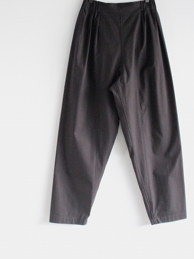 THE HINOKI　OG Cotton Twill 3Tuck Elastic Pants / CHARCOAL BLACK_b0139281_09573251.jpg