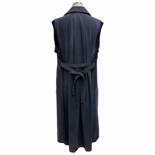 新品・タグ付き】ayane テンセルデニムジレ ロングジレ フレア