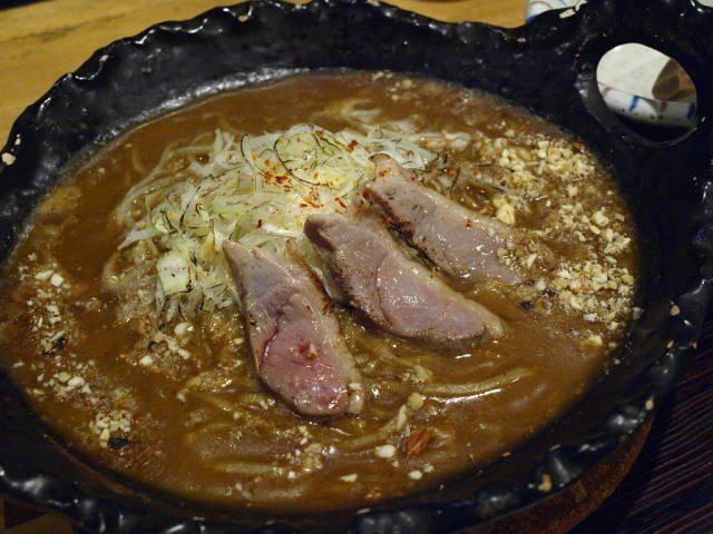 香るつけ蕎麦 蕎麦花 王子町店 その13(鴨カレー南蛮)_d0153062_08425537.jpg