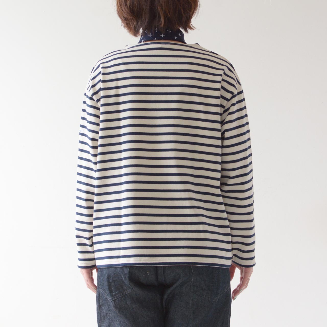 ORCIVAL [オーチバル・オーシバル] W BORDER WIDE BOAT NECK L/S P.O.