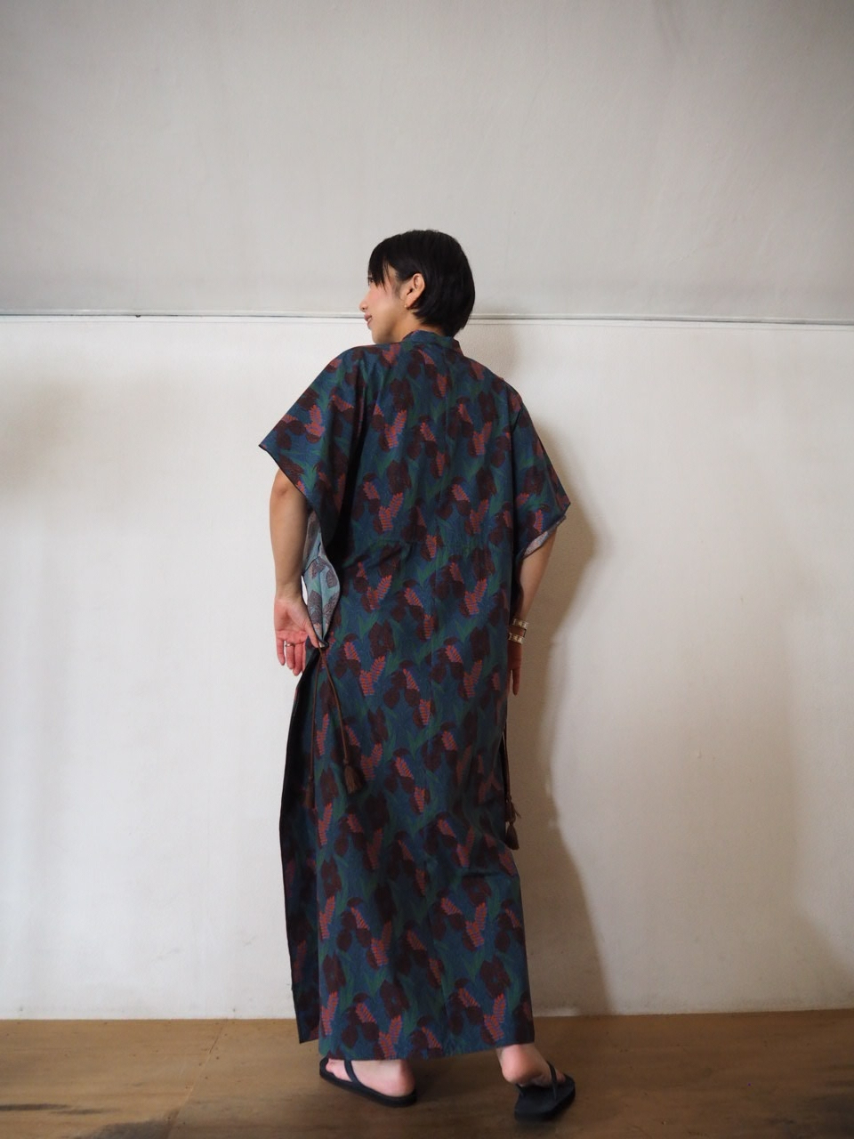 odour リーフ柄one-piece_e0357389_14291193.jpg