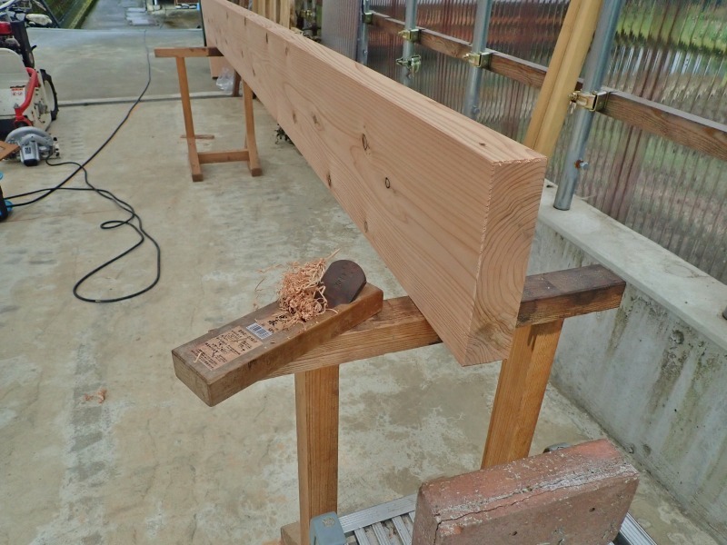 家庭菜園へ渡る板橋づくりをすることに_c0336902_21305223.jpg