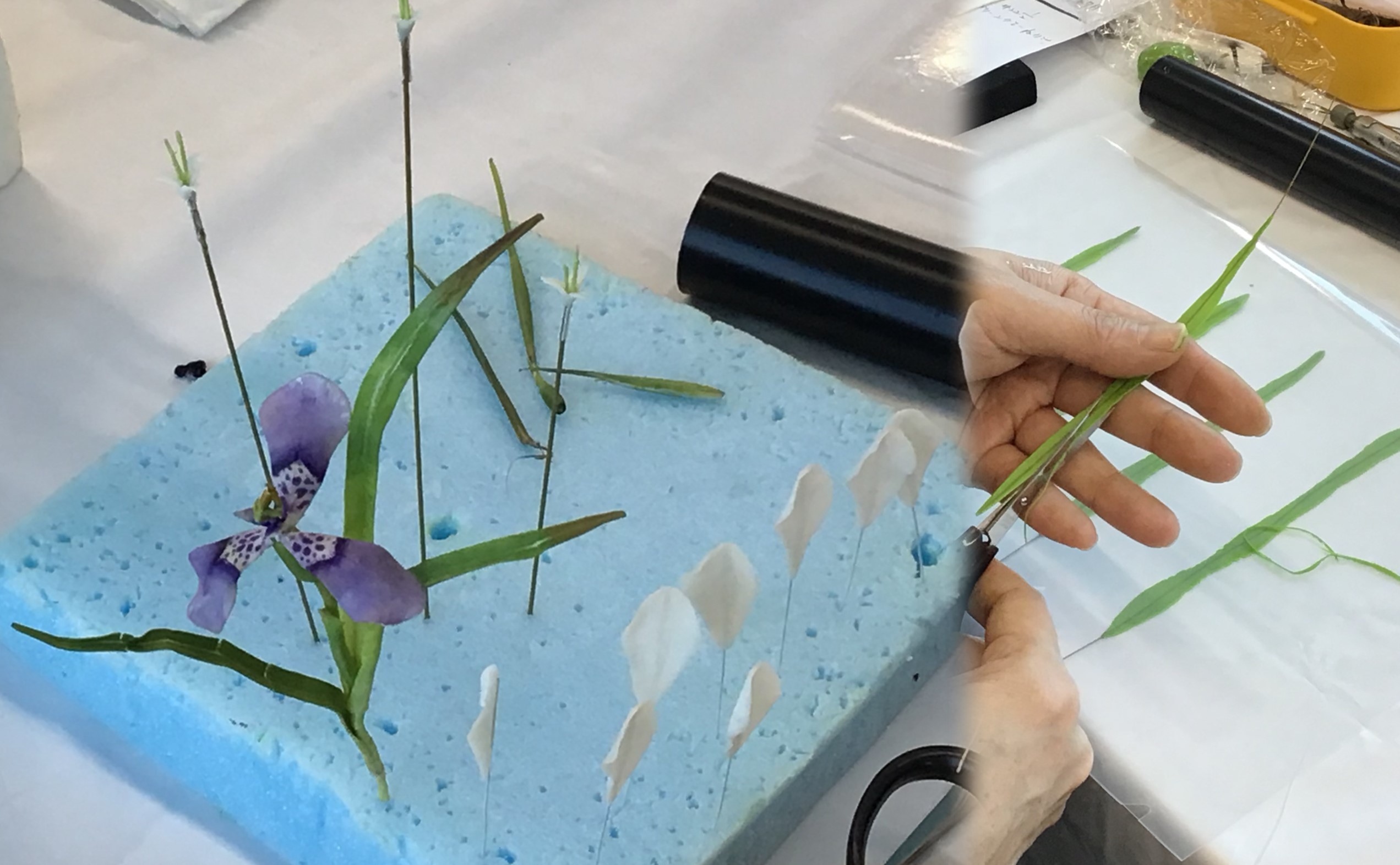 【樹脂粘土工芸 花実アート講座】生徒さんの作品です♪_c0357605_15492304.jpg
