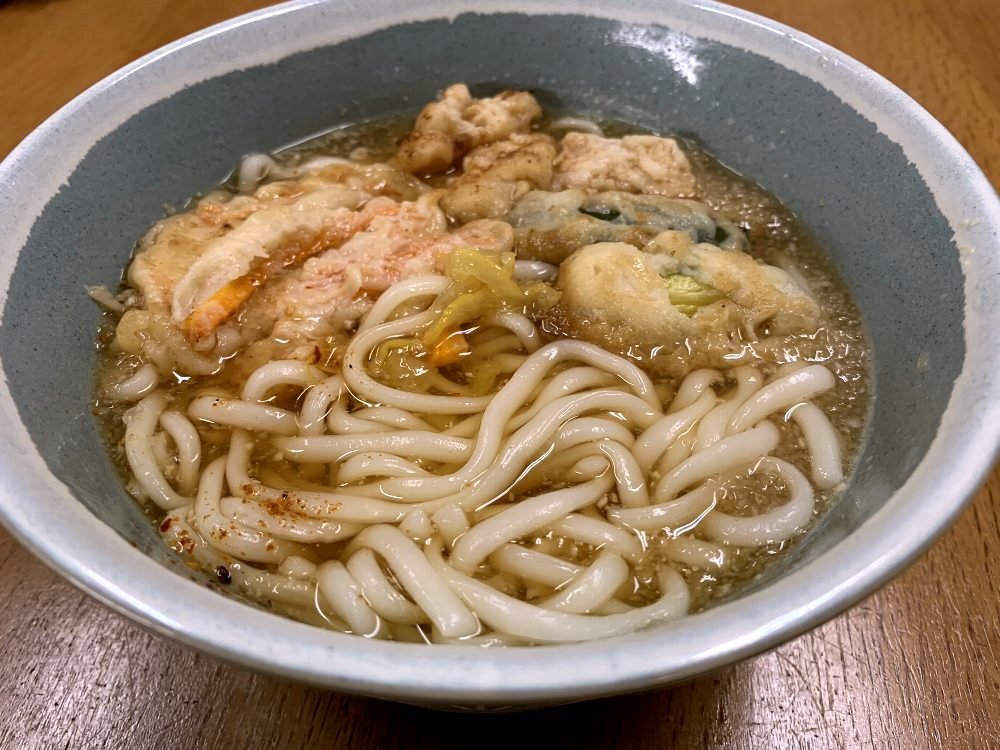 ☆フリッターやてんぷらの翌日にはおうどんに…☆_c0092953_01025370.jpg