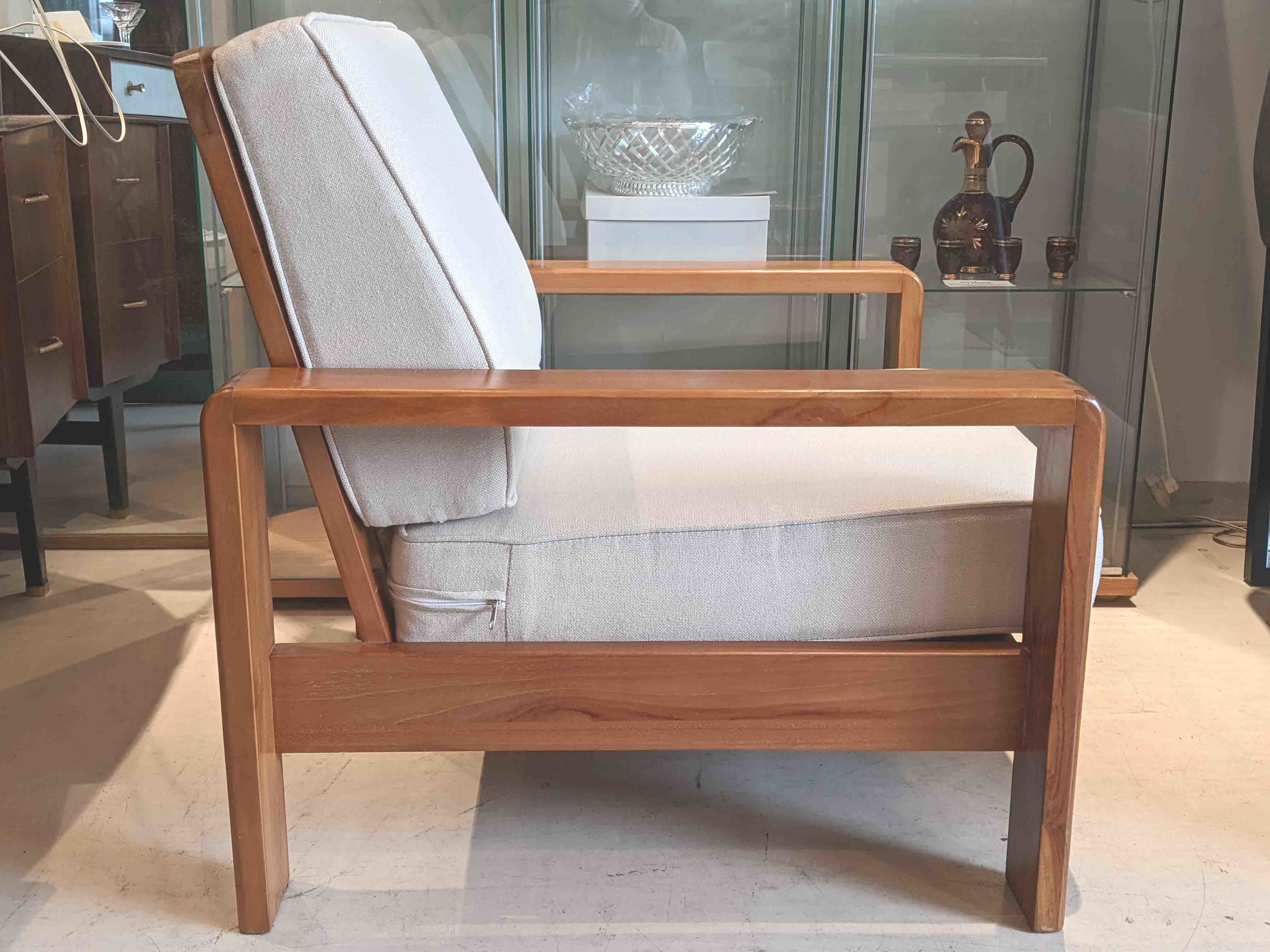 SCANTEAK/スキャンティーク】IKON/イコン チーク無垢材1人掛けソファ