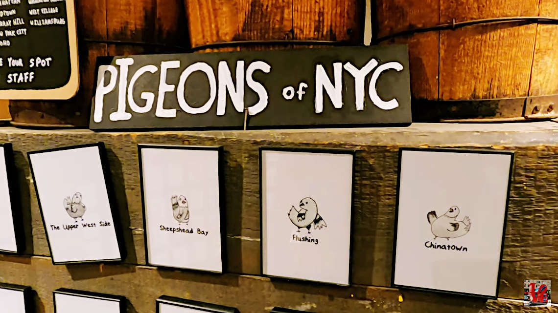 老舗の食器屋さんのNYらしいアート作品、”Pigeons of NYC”（ニューヨーク市の鳩）_b0007805_21504503.jpg