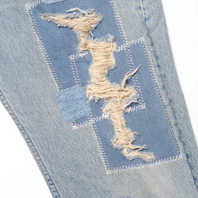 BOWWOW(バウワウ) REPAIR & CRUSH REMAKE DENIM PANTS_c0204678_10502013.jpg