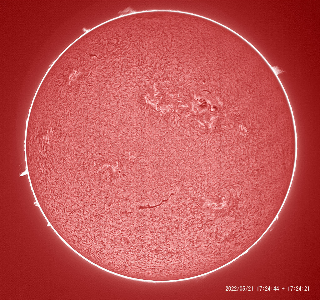 ５月２１日の太陽_e0174091_16243817.jpg