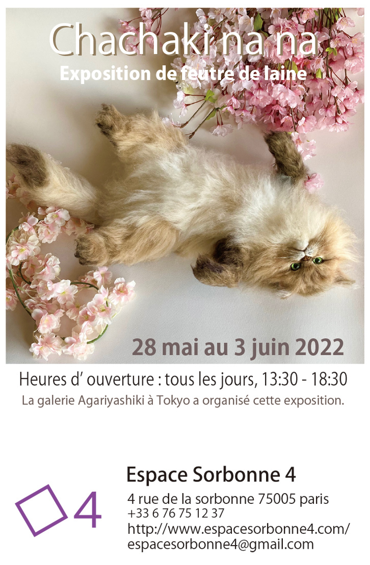 PARIS 2022　チャチャキナナ　個展_f0222045_17325419.jpg