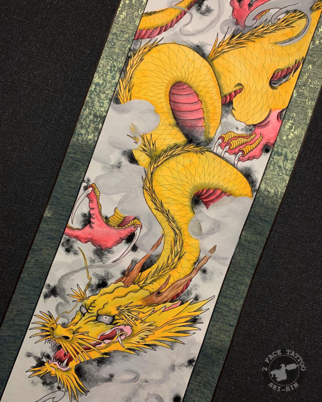 ショップレビュー ランキング TATTOO 2FACE : artwork＊掛け軸＊ STUDIO 千葉県木更津市 JAPAN 和書