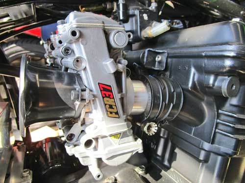 Y田さん号 GPZ900Rニンジャ FCRキャブレターにショートスピゴット