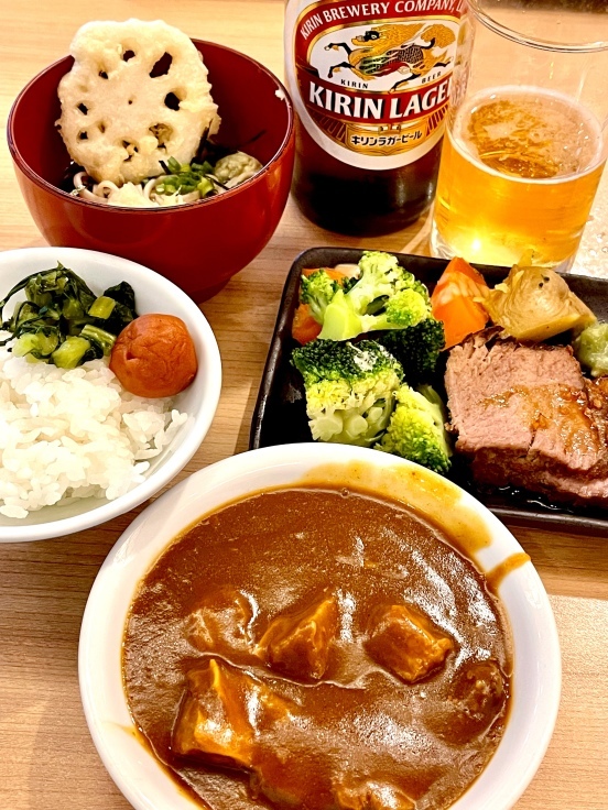 家出メシ 1日目夜 @蓼科グランドホテル滝の湯(5/23)_c0212604_19573816.jpeg