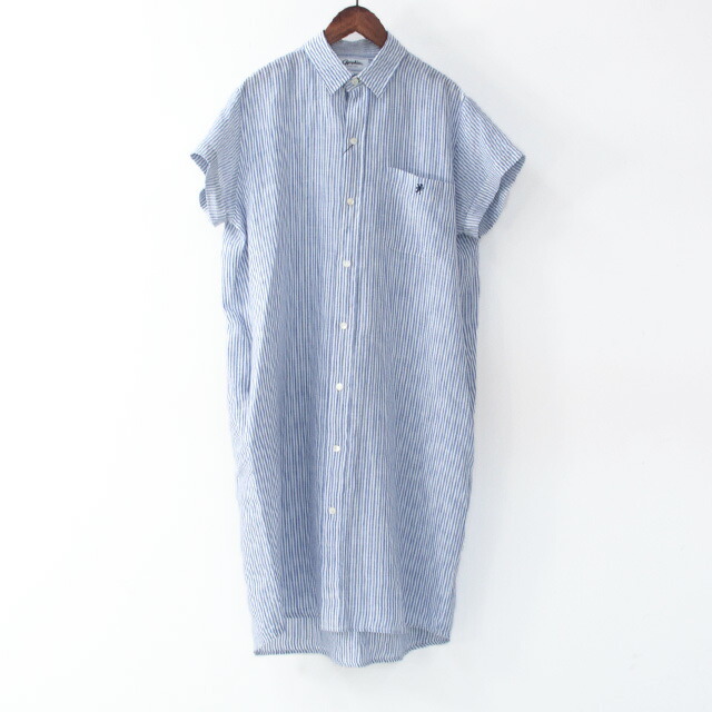 Gymphlex [ジムフレックス] LINEN STRIPE&GINGHAM S/S SHIRT ONE PEACE [J-1098 LNP] _f0051306_15575813.jpg