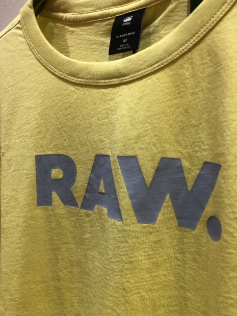「G-STAR RAW ジースターロウ」ロゴTシャツ入荷です。_c0204280_11171361.jpg