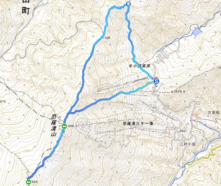 恐羅漢山ー旧羅漢山登山（夏焼尾根コース登りー立山コース下山）_c0116915_00380887.jpg