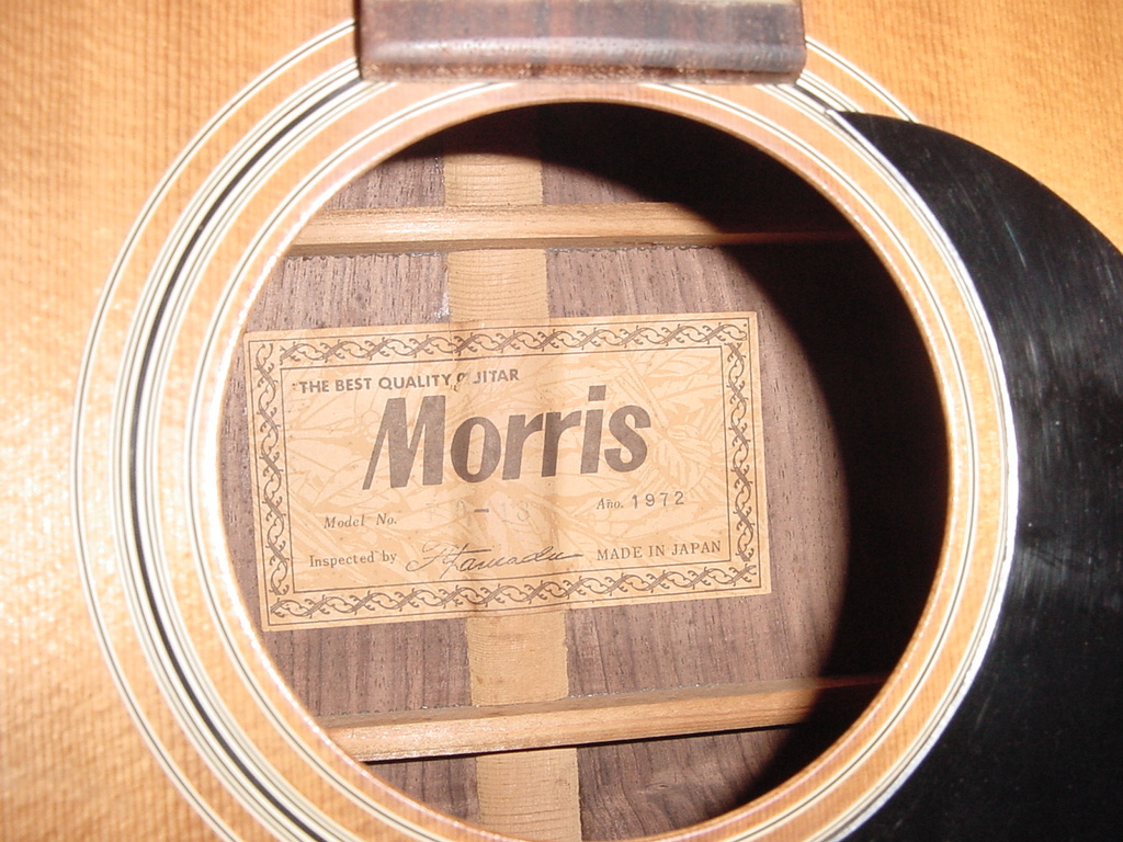 1972年寺田製 Morris モーリス FD-18 : Yhcojpid's Blog 1972年寺田製 Morris モーリス FD-18 : Yhcojpid's Blog
