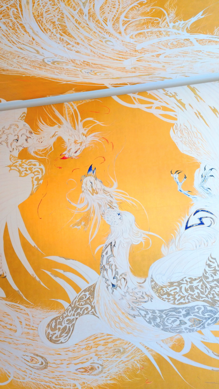 天野喜孝《鳳凰》天井画を武蔵野坐令和神社にてみる : 鴎庵 天野喜孝《鳳凰》天井画を武蔵野坐令和神社にてみる : 鴎庵