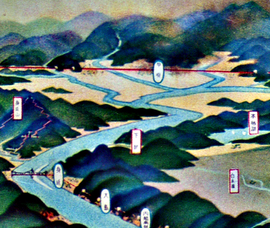 関東震災全地域鳥瞰図絵 吉田初三郎画 大阪朝日新聞附録 大正13