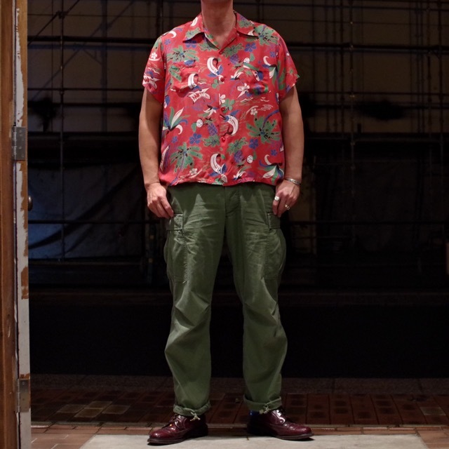 60s 70s rayon shirt レーヨンシャツ ヴィンテージ アロハ