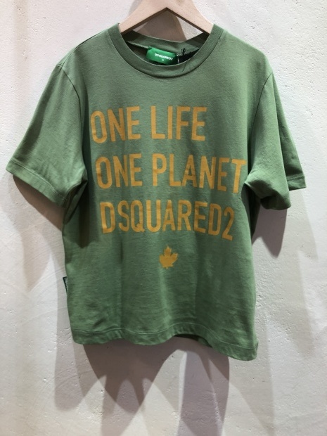 【DSQUARED2 ディースクエアード】「ONE LIFE ONE PLANET」 環境に配慮した素材や染色方法を取り入れたカプセルコレクション入荷です。_c0204280_13020560.jpg