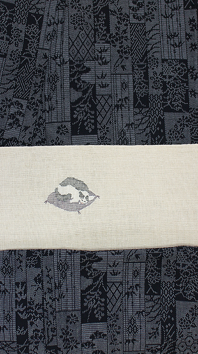 160亀甲の塩沢紬_a0158805_15254639.jpg