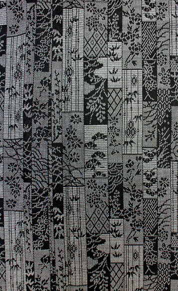 160亀甲の塩沢紬_a0158805_15255245.jpg