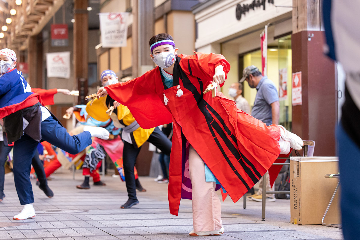 土佐の「おきゃく」2022 よさこい演舞 國士舞双 その3_a0077663_09284659.jpg