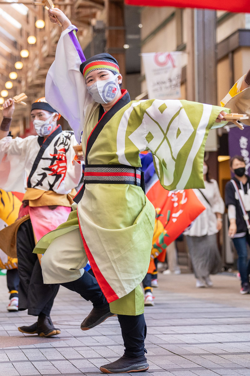 土佐の「おきゃく」2022 よさこい演舞 國士舞双 その3_a0077663_09284798.jpg