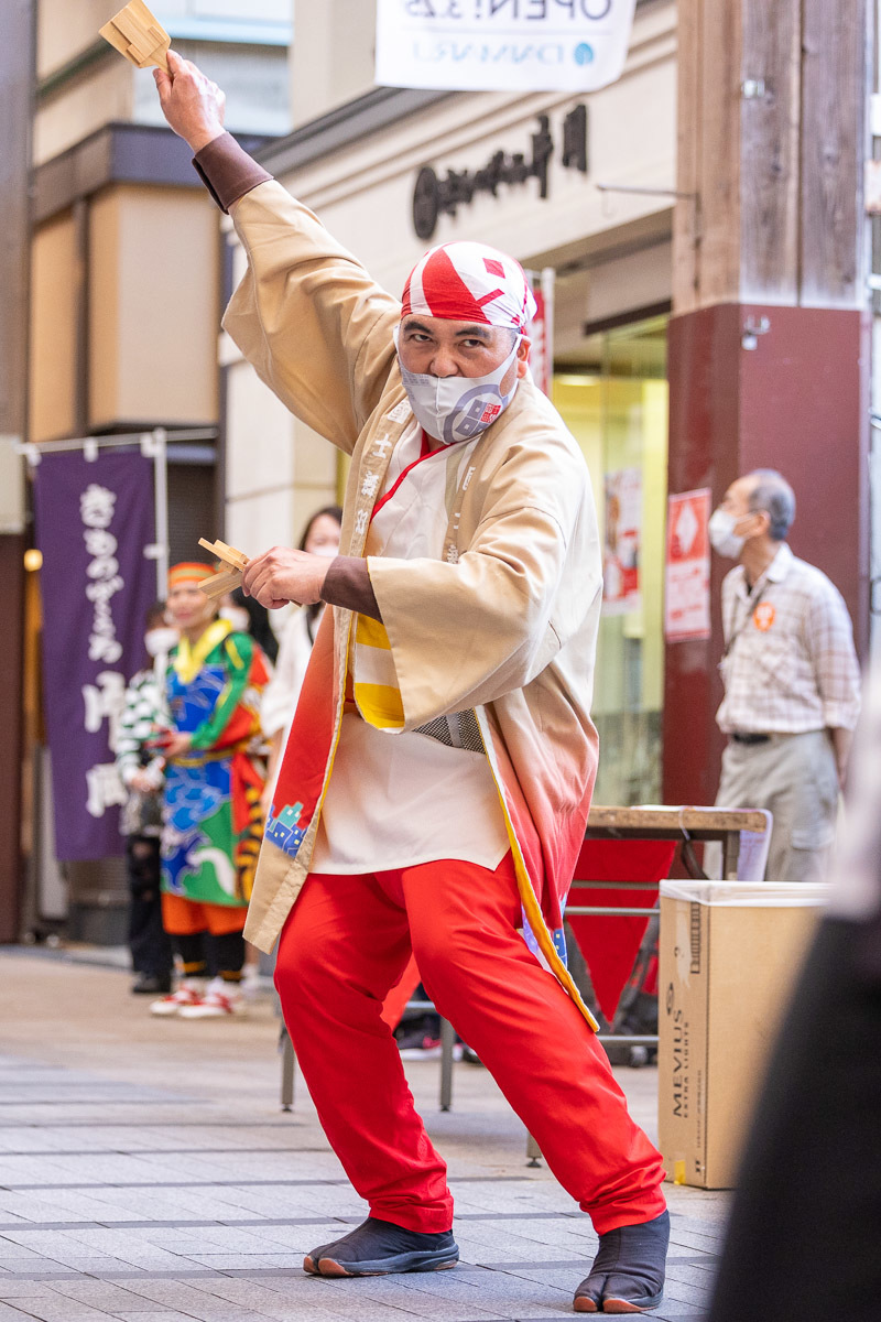 土佐の「おきゃく」2022 よさこい演舞 國士舞双 その3_a0077663_09290056.jpg