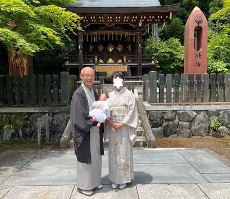 孫のお宮参り・今宮神社内の織姫神社・あぶり餅。_f0181251_13142085.jpg