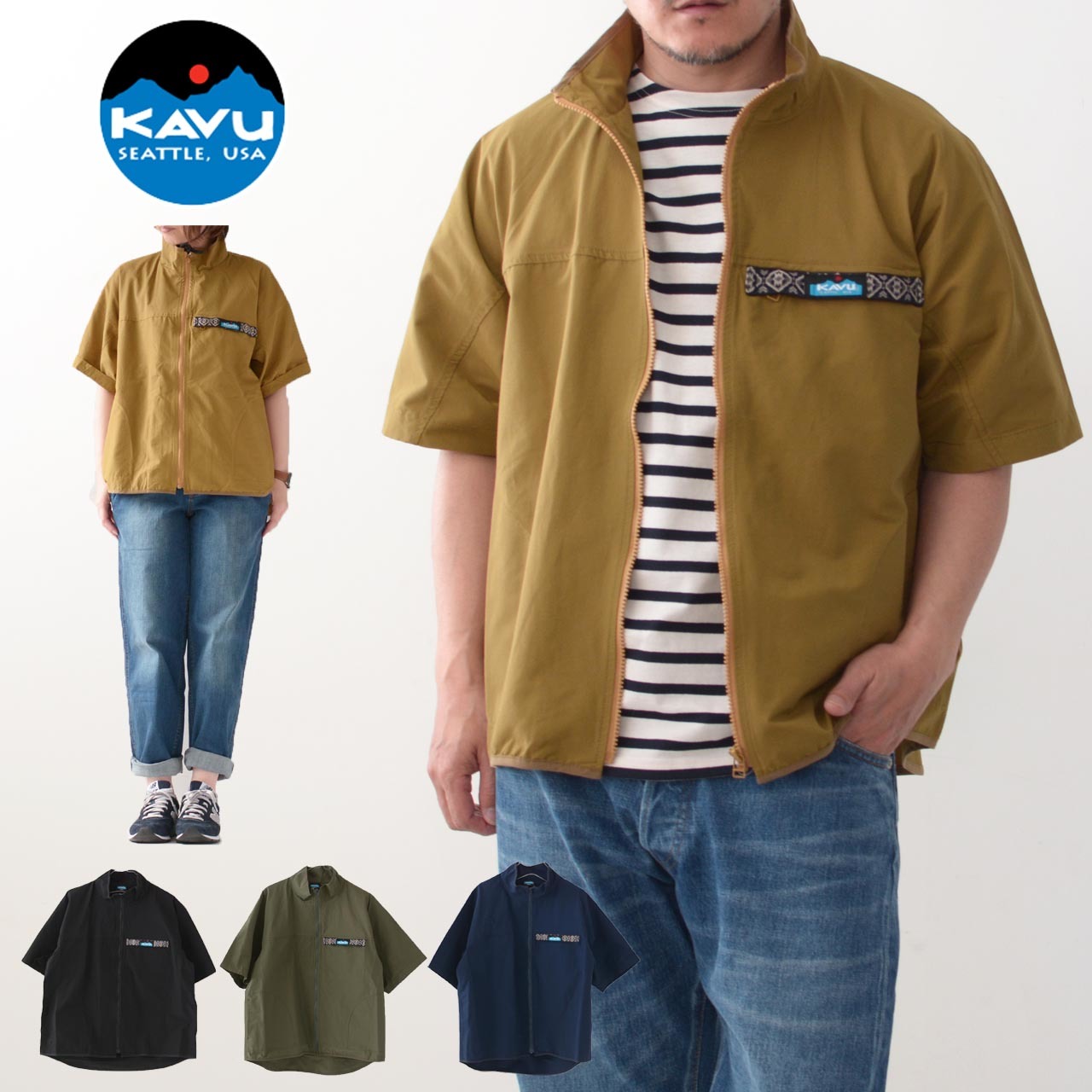 KAVU [カブー] 60/40 F/Z Throw Shirts [19821208] _f0051306_05271032.jpg