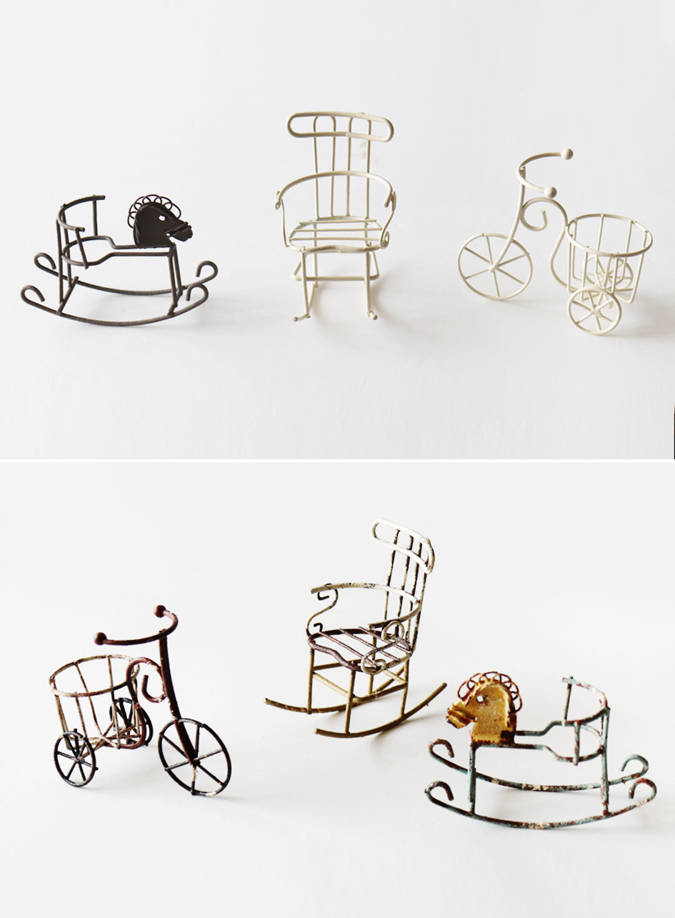 ナチュラルキッチンのアイアン雑貨をプチリメイク☆ : pink