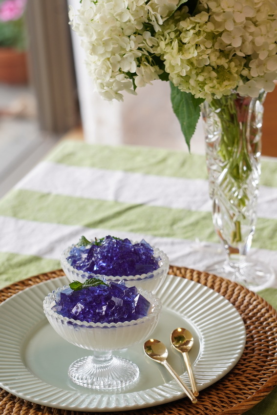 アナベルと紫陽花ゼリー_d0327373_17181324.jpg