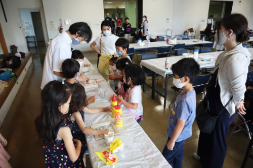 やと子ども美術教室 ~ 方形紙皿 ~_e0222340_14450180.jpg