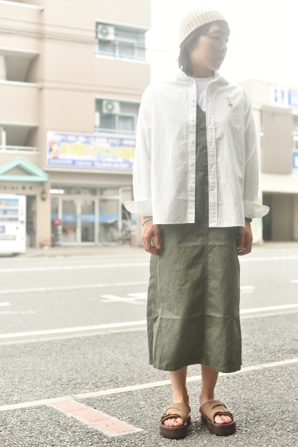KHA:KI　　WRAP OVERALL SKIRT ★★_d0152280_07561919.jpg