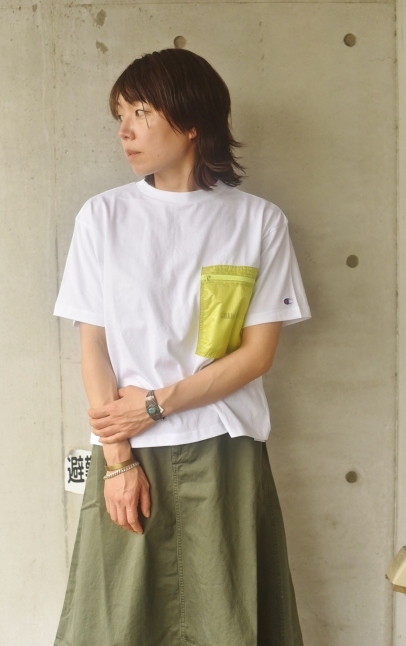 続編★★　　KHA:KI　　HEM CUT OFF SKIRT_d0152280_08065809.jpg